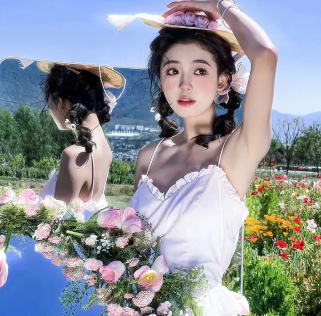 潇洒佳人淡淡妆